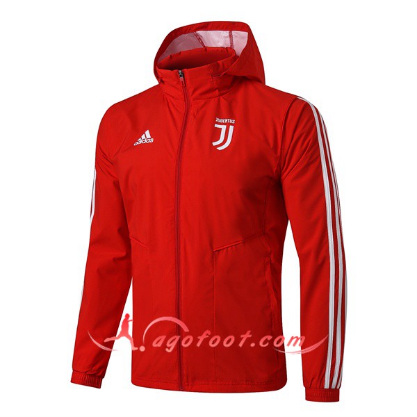 Nouveau Coupe-Vent Juventus Rouge 19/20