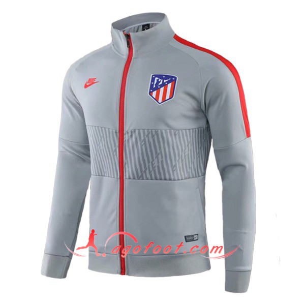 Nouveau Veste Foot Atletico Madrid Gris 19/20