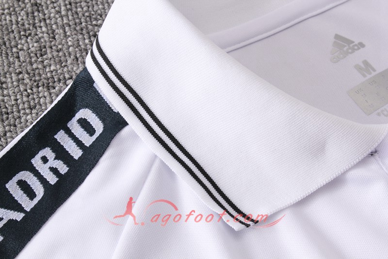 Nouveau Ensemble Polo Real Madrid + Pantalon Blanc 19 20