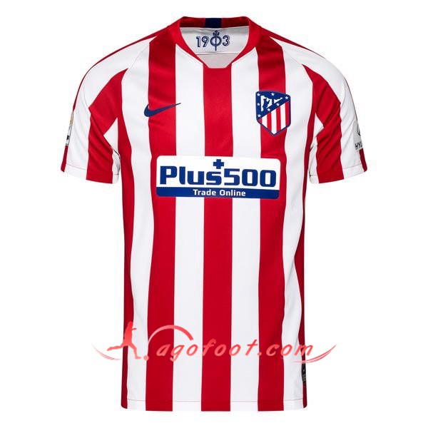 Maillot Foot Atletico Madrid Domicile Personnalisé Floqué 19/20
