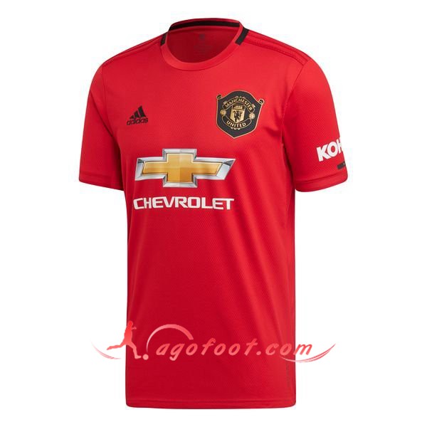Maillot Foot Manchester United Domicile Personnalisé Floqué 19/20