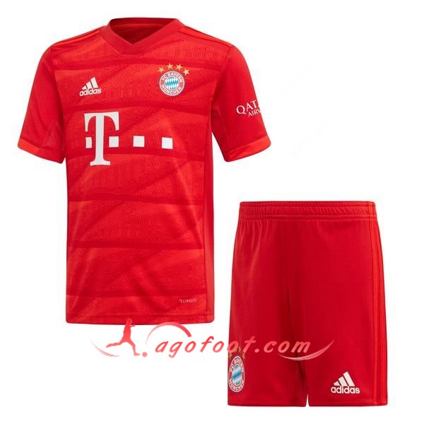Ensemble Maillot Foot Bayern Munich Enfants Domicile Personnalisé Floqué 19/20