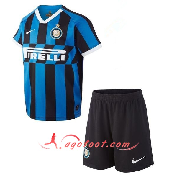 Ensemble Maillot Foot Inter Milan Enfants Domicile Personnalisé Floqué 19/20