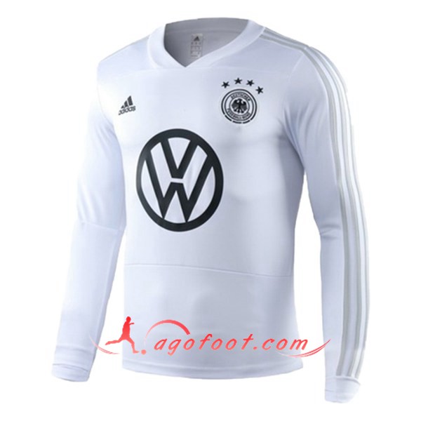 Training T-Shirts Allemagne Blanc Manche longue 19/20