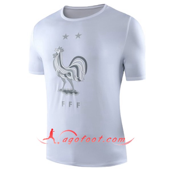 Training T-Shirts France Blanc 19/20