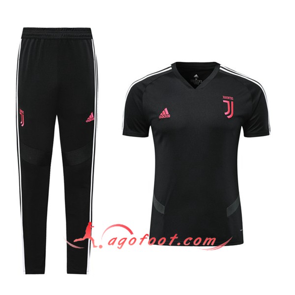 Training T-Shirts Juventus + Pantalon Noir 19/20