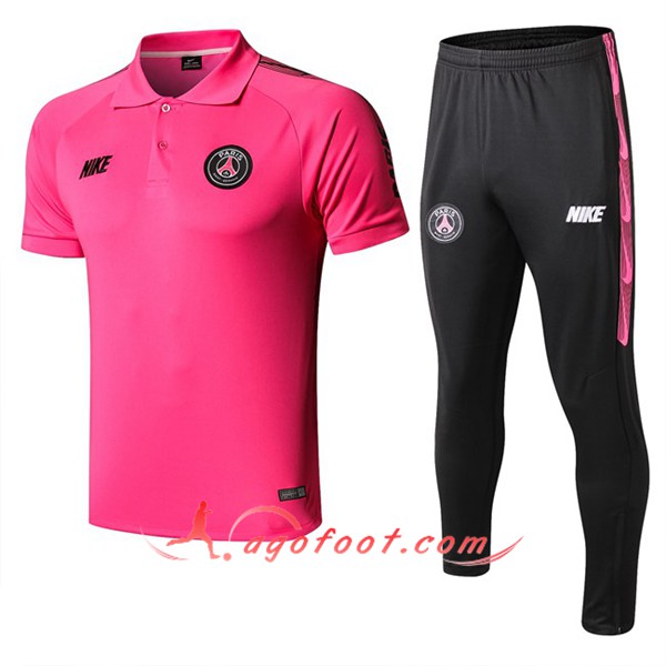 Ensemble Polo Paris PSG NIKE + Pantalon Rose 19/20