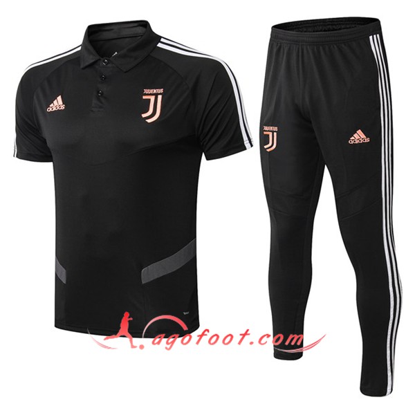 Ensemble Polo Juventus + Pantalon Noir 19/20
