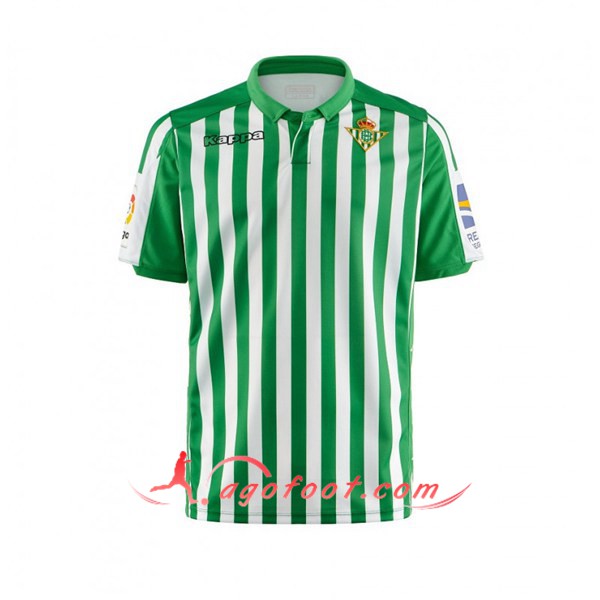Maillot Foot Real Betis Domicile Personnalisé Floqué 19/20