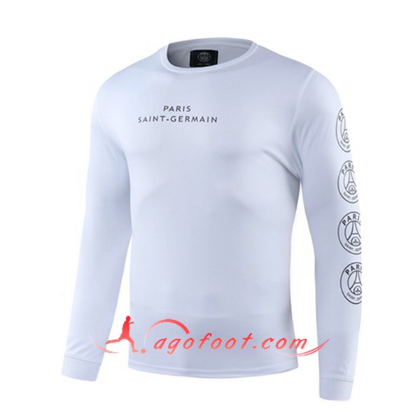 Nouveau Training Sweatshirt Paris PSG Jordan Blanc 19/20