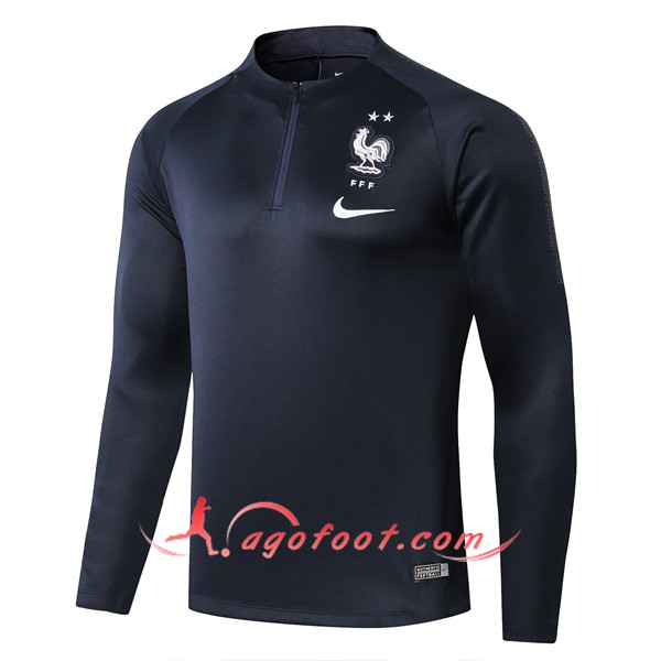 Nouveau Training Sweatshirt France Bleu Fonce 19/20