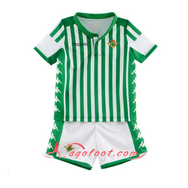 Ensemble Maillot Foot Real Betis Enfants Domicile 19/20