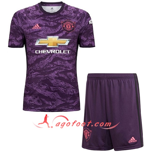Ensemble Maillot Foot Manchester United Enfants Gardien de but 19/20