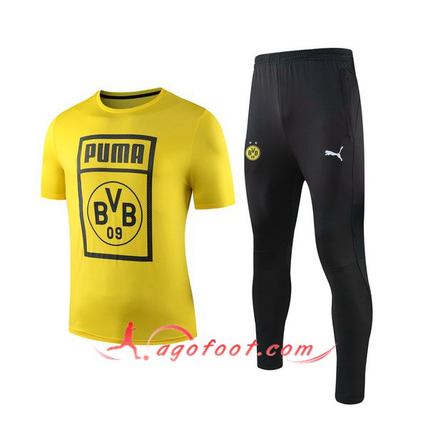Training T-Shirts Dortmund BVB + Pantalon Jaune 19/20