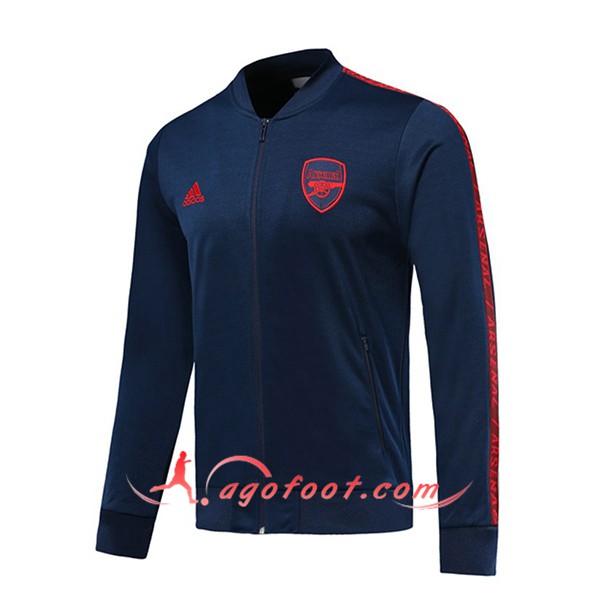 Nouveau Veste Foot Arsenal Bleu Fonce 19/20