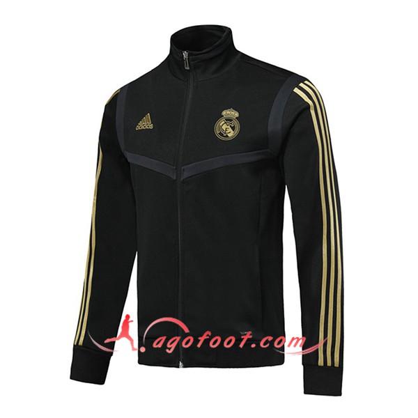 Nouveau Veste Foot Real Madrid Noir 19/20