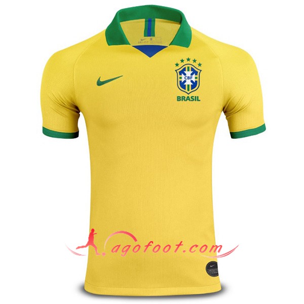 Maillot Foot Bresil Domicile Personnalisé Floqué 19/20