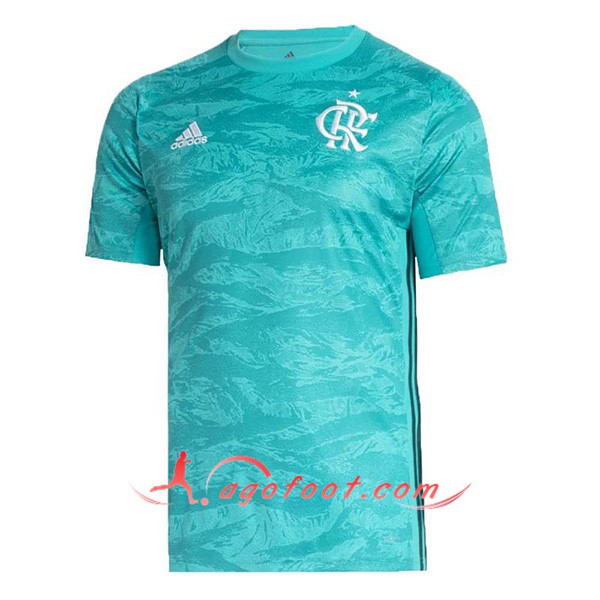 Maillot Foot Flamengo Gardien de but Bleu Personnalisé Floqué 19/20