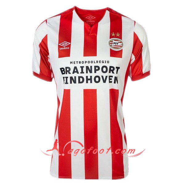 Maillot Foot PSV Eindhoven Domicile Personnalisé Floqué 19/20