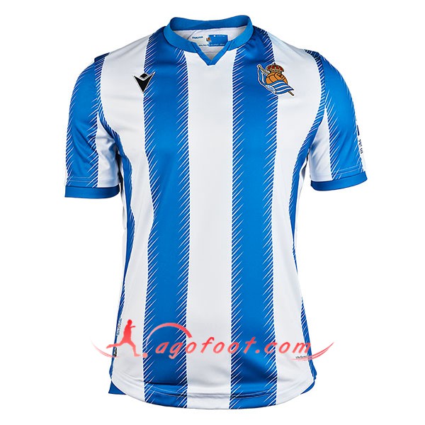 Maillot Foot Real Sociedad Domicile Personnalisé Floqué 19/20