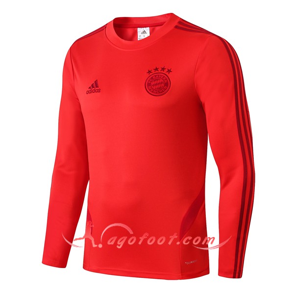 Nouveau Training Sweatshirt FC Bayern Munich Rouge 19/20
