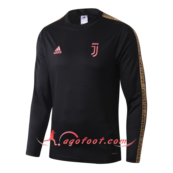 Nouveau Training Sweatshirt Juventus Noir Jaune 19/20
