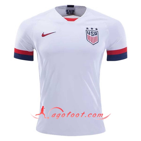 Maillot Foot Etats-Unis Domicile Personnalisé Floqué 19/20