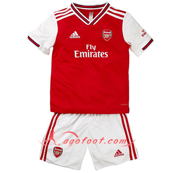 Ensemble Maillots Foot Arsenal Enfants Domicile Personnalisé 19/20