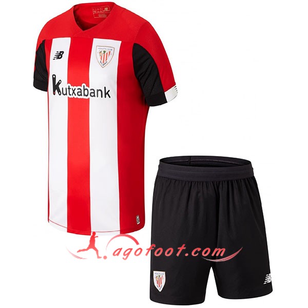 Ensemble Maillots Foot Athletic Bilbao Enfants Domicile Personnalisé 19/20
