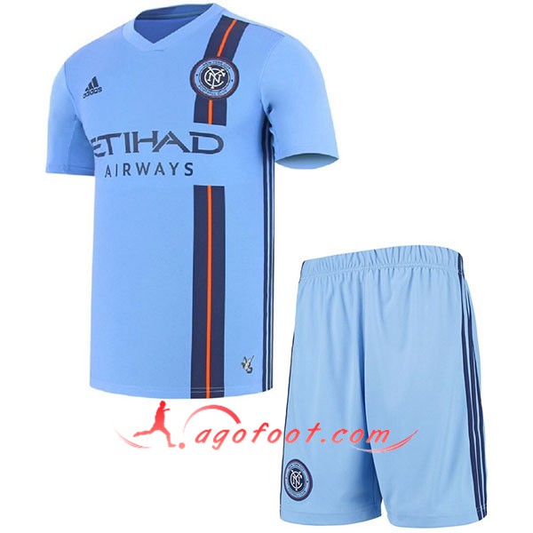 Ensemble Maillots Foot New York City FC Enfants Domicile Personnalisé 19/20