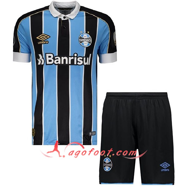 Ensemble Maillots Foot Grêmio Enfants Domicile Personnalisé 19/20