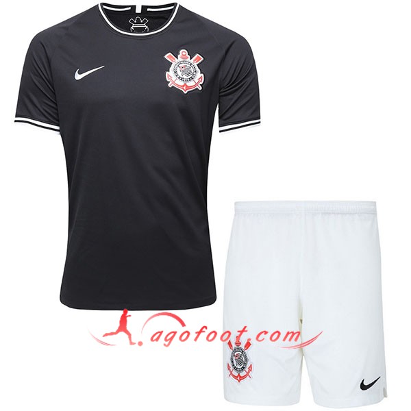 Ensemble Maillots Foot Corinthians Enfants Exterieur Personnalisé 19/20