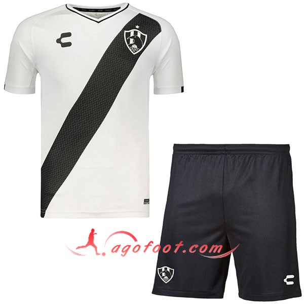 Ensemble Maillots Foot Club de Cuervos Enfants Domicile Personnalisé 19/20