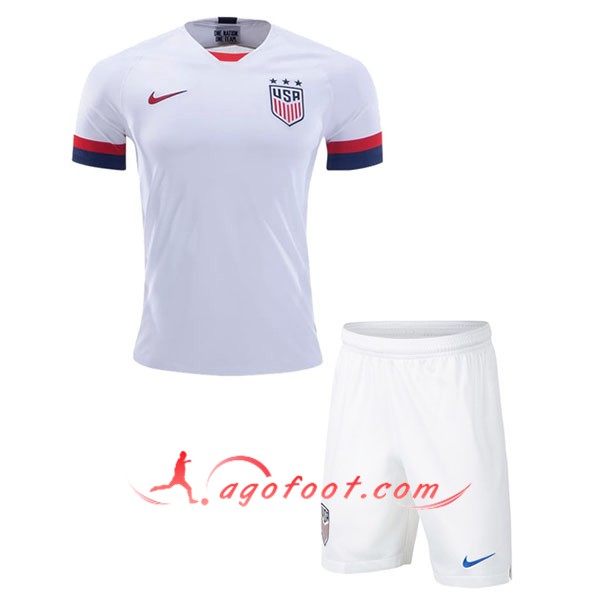 Ensemble Maillot Foot Etats-Unis Domicile Personnalisé Floqué 19/20