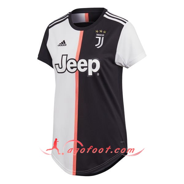 Maillot Foot Juventus Femme Domicile Personnalisé Floqué 2019 2020