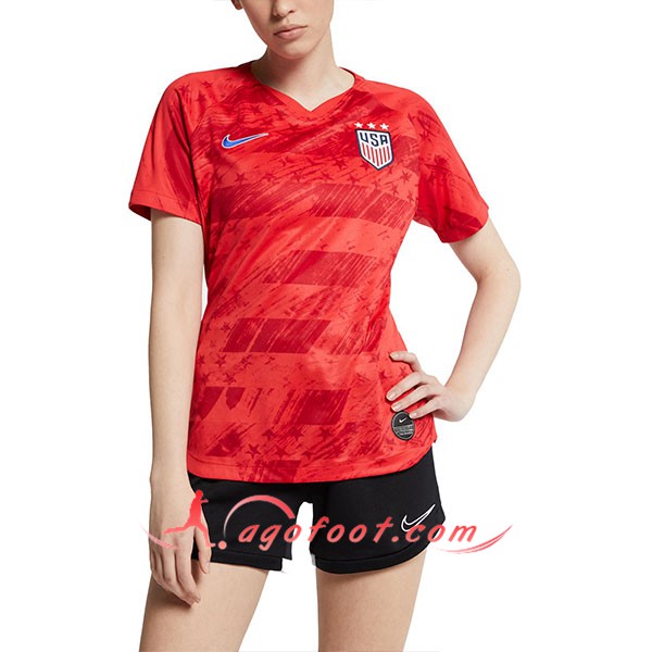 Maillot Equipe De Etats-Unis Femme Exterieur Coupe Du Monde 2019