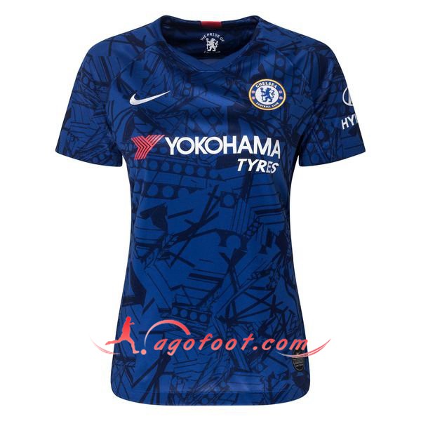 Maillot Foot FC Chelsea Femme Domicile Personnalisé Floqué 2019 2020