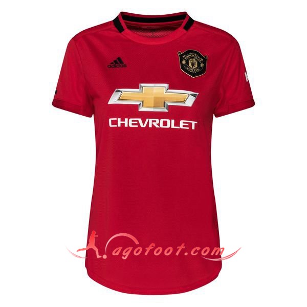 Maillot Foot Manchester United Femme Domicile Personnalisé Floqué 2019 2020