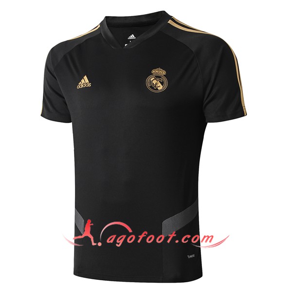 Training T-Shirts Real Madrid Noir Gris 19/20