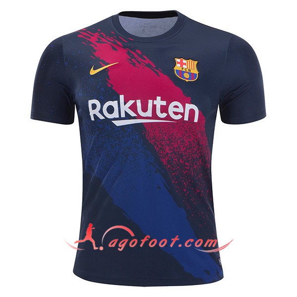 Training T-Shirts FC Barcelone Noir Rouge 19/20