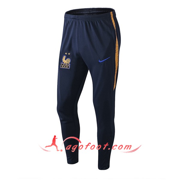 Nouveau Training Pantalon France Noir Jaune 19/20