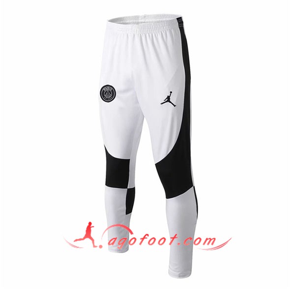Nouveau Training Pantalon PSG Jordan Blanc 19/20