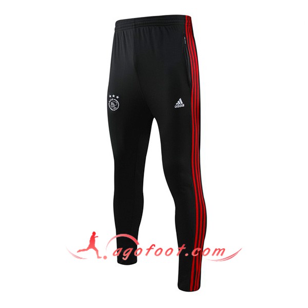 Nouveau Training Pantalon AFC Ajax Noir Rouge 19/20