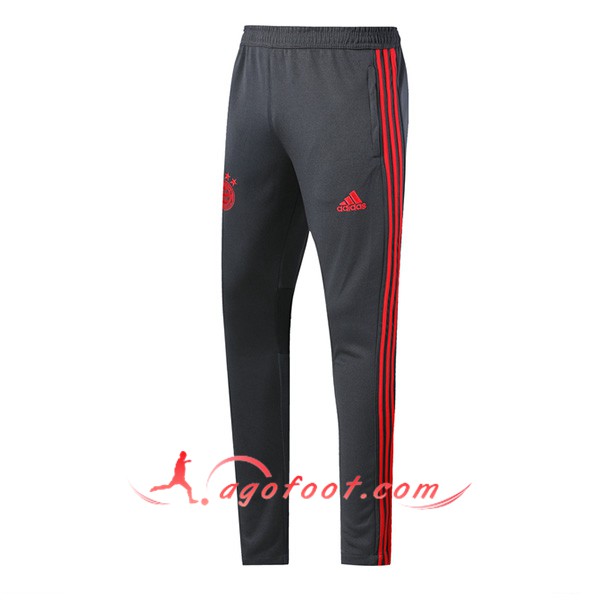 Nouveau Training Pantalon AFC Ajax Gris Rouge 19/20