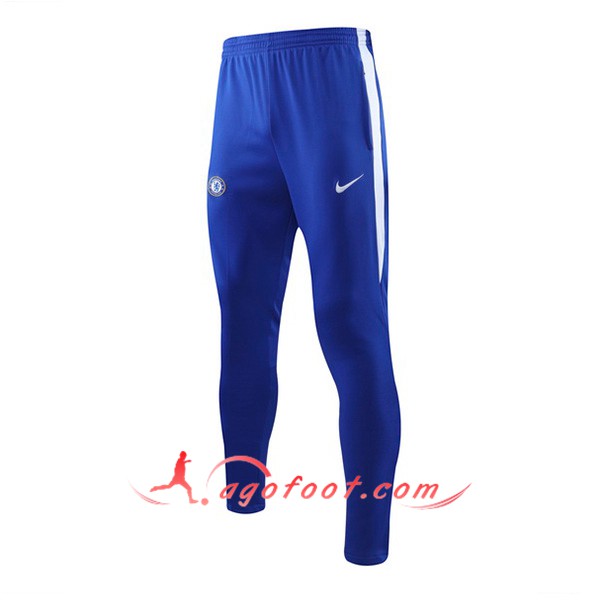 Nouveau Training Pantalon FC Chelsea Bleu Blanc 19/20