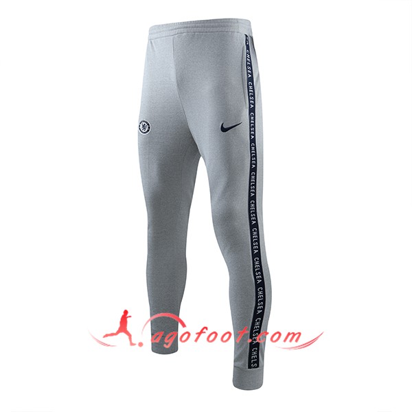 Nouveau Training Pantalon FC Chelsea Gris 19/20