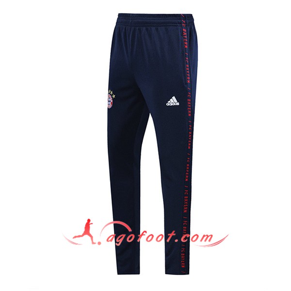 Nouveau Training Pantalon Bayern Munich Bleu Fonce 19/20