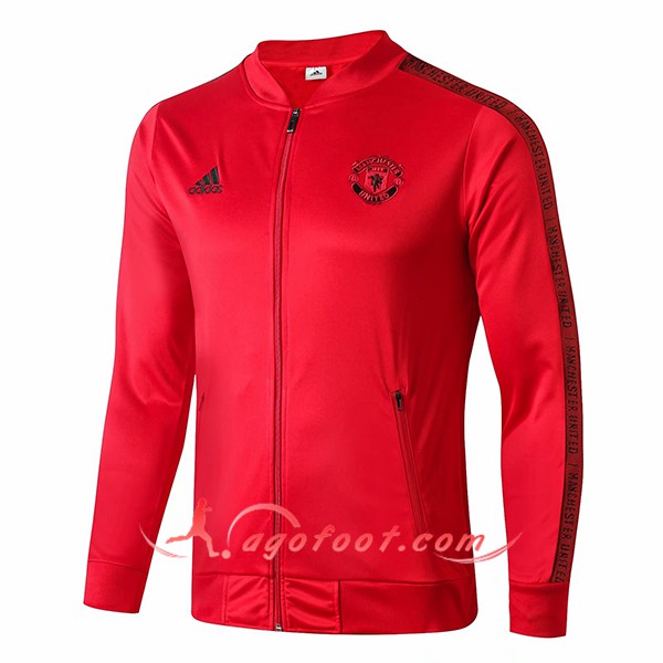 Nouveau Veste Foot Manchester United Rouge 19/20
