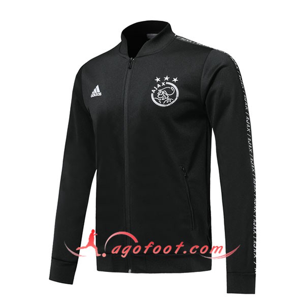 Nouveau Veste Foot AFC Ajax Noir 19/20