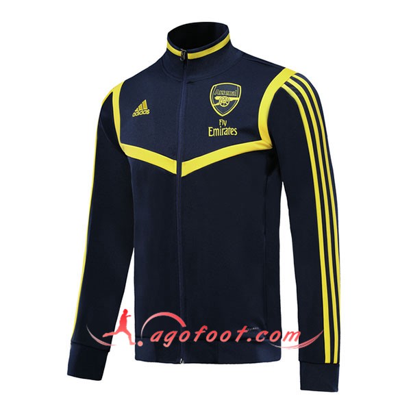 Nouveau Veste Foot Arsenal Noir Jaune 19/20